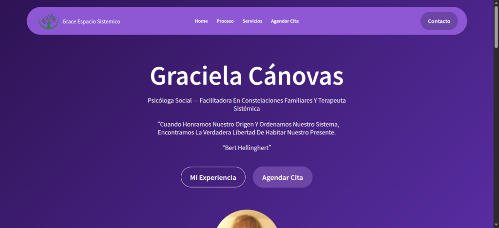 Web Grace espacio sistemico